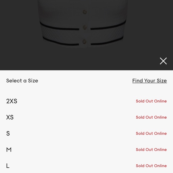 ‼️SOLD‼️ BABATON Sculpt Knit Button Top, Aritzia Size 2XS - Picture 9 of 9